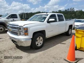 2015 Chevrolet Silverado 1500 LT with VIN 3GCPCREC5FG112584, listed as a Copart auction lot 51847895 with 252,585 mi miles and Salvage Title. Bid and sale history available at DreamBid. Image 1.