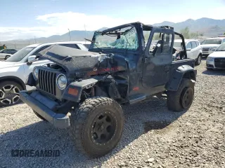 1997 Jeep Wrangler SE with VIN 1J4FY29P0VP464865, listed as a Copart auction lot 58755975 with Not provided miles and Salvage title. Bid and sale history available at DreamBid. Image 1.