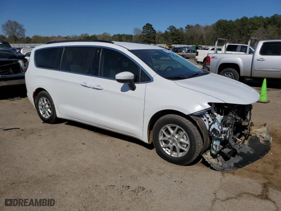 2021 Chrysler Voyager LXI with VIN 2C4RC1DG1MR530789, listed as a Copart auction lot 50079565 with 66,560 mi miles and Salvage Title. Bid and sale history available at carsss.com. Image 4.