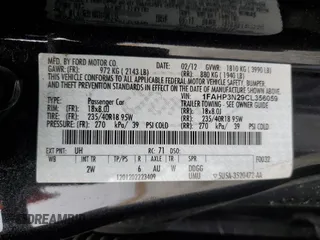 2012 Ford Focus Titanium с VIN 1FAHP3N29CL356059, выставлен на аукционе Copart как лот 53586435 с пробегом 272 763 миль миль и Списание • Salvage title. История ставок и продаж доступна на DreamBid. Изображение 13.