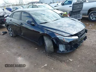 2023 Hyundai Elantra SEL with VIN KMHLS4AG8PU607773, listed as a IAAI auction lot 41887145 with 17,551 mi miles and . Bid and sale history available at DreamBid. Image 1.