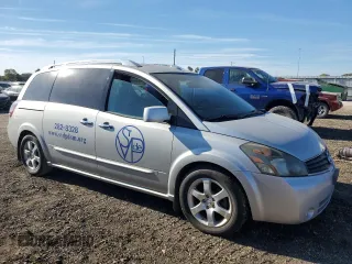 2008 Nissan Quest with VIN 5N1BV28U98N101657, listed as a Copart auction lot 73183964 with 86,047 mi miles and Salvage Title. Bid and sale history available at carsss.com. Image 4.