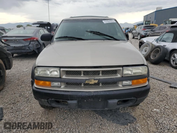 1999 Chevrolet Blazer Trailblazer z VIN 1GNDT13W9X2238417, wystawiony jako Copart lot #80087223 z przebiegiem Nie podano mil oraz Szkoda całkowita • Salvage title. Historia ofert i sprzedaży dostępna na DreamBid. Obrazek 5.