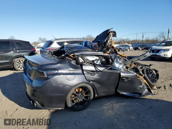 2017 Subaru WRX Limited with VIN JF1VA1N69H8813930, listed as a Copart auction lot 46417605 with 0 mi miles and Salvage Title. Bid and sale history available at carsss.com. Image 3.