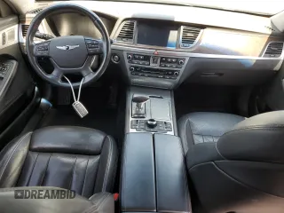 2018 Genesis G80 3.8L with VIN KMHGN4JE2JU253277, listed as a Copart auction lot 65352795 with 127,802 mi miles and Clean title. Bid and sale history available at DreamBid. Image 8.