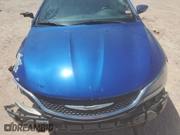 2015 Chrysler 200 Limited with VIN 1C3CCCAB6FN691587, listed as a Copart auction lot 51657205 with 0 mi miles and Clean Title. Bid and sale history available at carsss.com. Image 11.