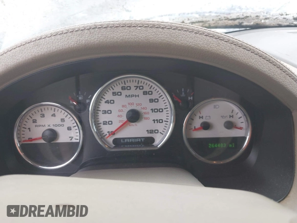 2006 Ford F-150 XLT with VIN 1FTPW14566KB31780, listed as a IAAI auction lot 42632127 with 264,403 mi miles and . Bid and sale history available at DreamBid. Image 7.