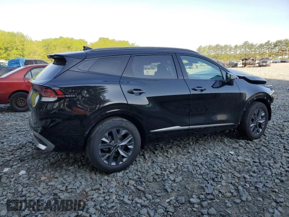 2024 Kia Sportage SX-Prestige with VIN KNDPXCDGXR7132125, listed as a Copart auction lot 55395565 with Not provided miles and Salvage title. Bid and sale history available at DreamBid. Image 3.