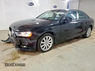 2014 Audi A4 Premium with VIN WAUAFAFL6EA003767, listed as a Copart auction lot 58959225 with 91,938 mi miles and Clean title. Bid and sale history available at DreamBid. Image 1.