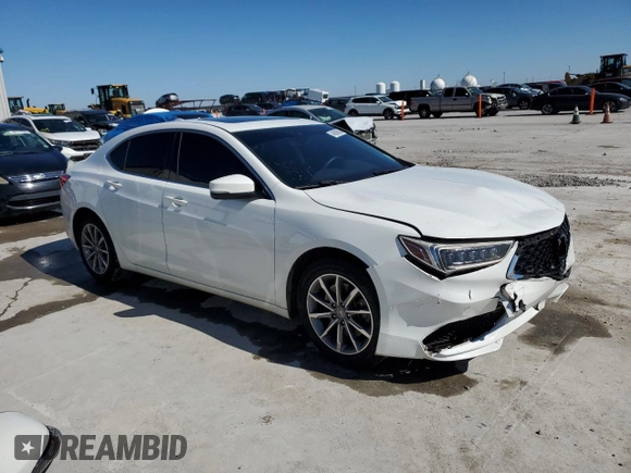 2018 Acura TLX w/Technology Pkg with VIN 19UUB1F50JA004521, listed as a Copart auction lot 46089065 with 149,058 mi miles and Salvage Title. Bid and sale history available at carsss.com. Image 4.