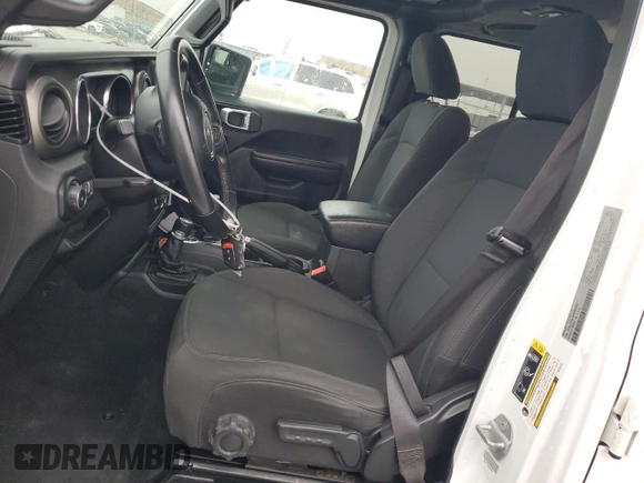 2021 Jeep Wrangler Unlimited Sport Altitude with VIN 1C4HJXDN1MW592428, listed as a Copart auction lot 79781444 with 95,493 mi miles and Salvage title. Bid and sale history available at DreamBid. Image 7.
