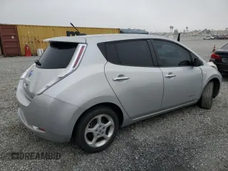 2012 Nissan LEAF SL with VIN JN1AZ0CP8CT016245, listed as a Copart auction lot 53084645 with 67,310 mi miles and Clean Title. Bid and sale history available at DreamBid. Image 3.