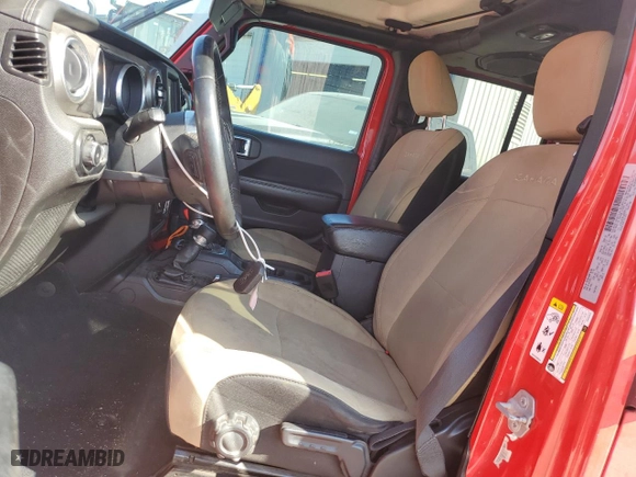 2018 Jeep Wrangler Unlimited Sahara with VIN 1C4HJXEG4JW207813, listed as a Copart auction lot 49413825 with 117,750 mi miles and Clean Title. Bid and sale history available at carsss.com. Image 7.