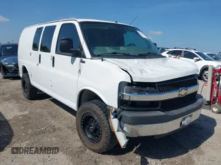 2013 Chevrolet Express Cargo with VIN 1GCZGTCG3D1159480, listed as a IAAI auction lot 42176814 with 88,354 mi miles and . Bid and sale history available at DreamBid. Image 1.