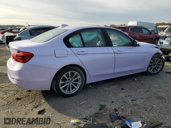 2018 BMW 3 Series 320i with VIN WBA8A9C55JAH12818, listed as a Copart auction lot 52110515 with 72,522 mi miles and Salvage title. Bid and sale history available at DreamBid. Image 3.
