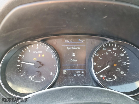 2019 Nissan Rogue SL with VIN 5N1AT2MT6KC822665, listed as a Copart auction lot 81838844 with 50,159 mi miles and Salvage Title. Bid and sale history available at carsss.com. Image 9.