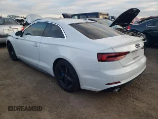 2019 Audi A5 Premium Plus with VIN WAUTNAF5XKA038370, listed as a Copart auction lot 79725944 with 76,009 mi miles and Salvage Title. Bid and sale history available at DreamBid. Image 2.