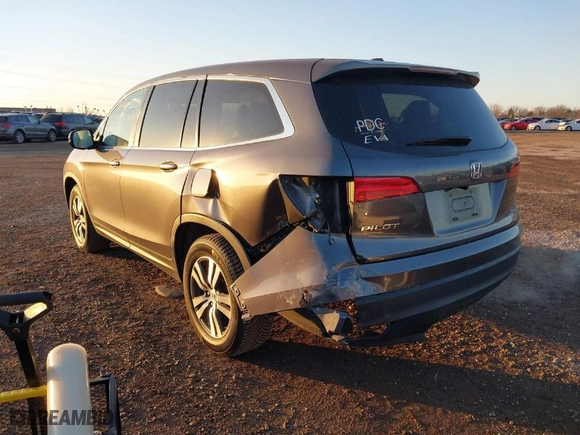 2017 Honda Pilot EX-L with VIN 5FNYF5H56HB020703, listed as a IAAI auction lot 41366342 with 96,618 mi miles. Bid and sale history available at carsss.com. Image 3.