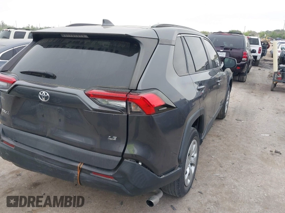 2020 Toyota RAV4 LE with VIN 2T3H1RFVXLW078289, listed as a IAAI auction lot 41863343 with 44,443 mi miles and . Bid and sale history available at DreamBid. Image 4.