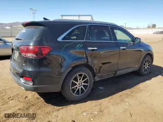 2019 Kia Sorento S V6 with VIN 5XYPGDA58KG450617, listed as a Copart auction lot 47320295 with 66,053 mi miles and Salvage Title. Bid and sale history available at carsss.com. Image 3.