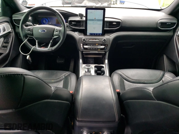 2020 Ford Explorer ST with VIN 1FM5K8GCXLGA07009, listed as a Copart auction lot 55667345 with 85,069 mi miles and Clean Title. Bid and sale history available at carsss.com. Image 8.