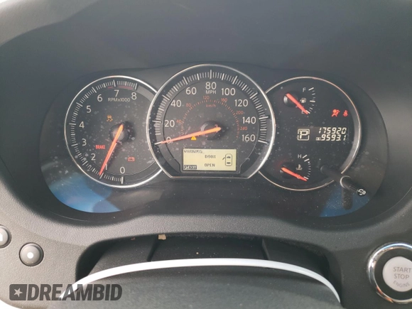 2013 Nissan Maxima S with VIN 1N4AA5AP6DC809832, listed as a Copart auction lot 46954305 with 175,920 mi miles and Salvage Title. Bid and sale history available at DreamBid. Image 9.