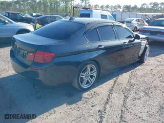 2014 BMW 5 Series 535i with VIN WBA5B1C54ED475113, listed as a IAAI auction lot 42077901 with 145,341 mi miles. Bid and sale history available at carsss.com. Image 4.