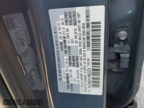 2023 Mazda CX-30 S Carbon Edition with VIN 3MVDMBCM1PM553374, listed as a Copart auction lot 62080975 with 51,527 mi miles and Salvage title. Bid and sale history available at DreamBid. Image 13.