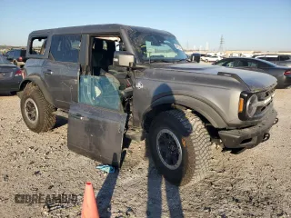 2021 Ford Bronco с VIN 1FMEE5DP7MLB03461, выставлен на аукционе Copart как лот 38855184 с пробегом 6 684 миль миль и Списание • Salvage title. История ставок и продаж доступна на DreamBid. Изображение 4.