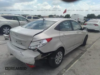 2016 Hyundai Accent SE with VIN KMHCT4AE3GU137129, listed as a IAAI auction lot 41695820 with 43,367 mi miles and . Bid and sale history available at DreamBid. Image 4.