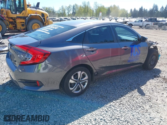 2017 Honda Civic Sedan LX with VIN 2HGFC2F58HH574855, listed as a IAAI auction lot 42058279 with 89,442 mi miles. Bid and sale history available at carsss.com. Image 4.