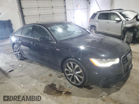 2013 Audi A6 3.0T Prestige with VIN WAUHGAFC6DN129887, listed as a Copart auction lot 89382095 with 107,461 mi miles and Clean Title. Bid and sale history available at carsss.com. Image 4.