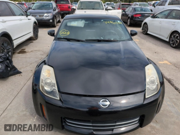2007 Nissan 350Z with VIN JN1BZ34D57M506314, listed as a Copart auction lot 74861264 with 91,663 mi miles and Non Repairable. Bid and sale history available at DreamBid. Image 5.