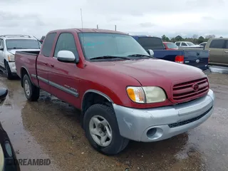 2002 Toyota Tundra SR5 with VIN 5TBRT34172S291804, listed as a IAAI auction lot 41560430 with 195,862 mi miles. Bid and sale history available at carsss.com. Image 1.