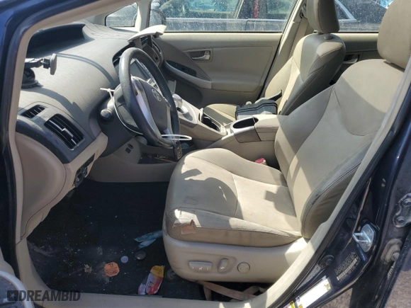 2012 Toyota Prius One with VIN JTDKN3DU1C1595934, listed as a Copart auction lot 46350635 with 130,730 mi miles and Salvage Title. Bid and sale history available at carsss.com. Image 7.