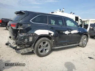 2017 Toyota Highlander Limited with VIN 5TDDZRFH6HS373125, listed as a Copart auction lot 54776665 with 150,625 mi miles and Salvage title. Bid and sale history available at DreamBid. Image 3.