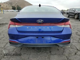 2021 Hyundai Elantra SEL with VIN 5NPLM4AG9MH018798, listed as a Copart auction lot 86608574 with 75,958 mi miles and Salvage Title. Bid and sale history available at carsss.com. Image 6.