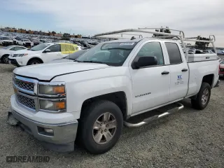 2014 Chevrolet Silverado 1500 LT with VIN 1GCRCREH2EZ353537, listed as a Copart auction lot 43974155 with 177,587 mi miles and Salvage Title. Bid and sale history available at carsss.com. Image 1.