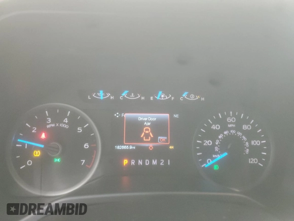 2015 Ford F-150 XLT with VIN 1FTEW1EPXFKD35666, listed as a Copart auction lot 41676415 with 182,665 mi miles and Salvage Title. Bid and sale history available at DreamBid. Image 9.