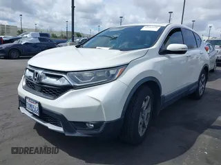 2017 Honda CR-V EX with VIN 2HKRW1H53HH508411, listed as a IAAI auction lot 41914958 with 47,447 mi miles. Bid and sale history available at carsss.com. Image 2.
