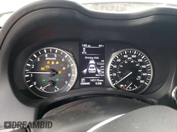 2018 Infiniti Q50 Sport with VIN JN1EV7AP0JM353167, listed as a Copart auction lot 43483145 with 145,115 mi miles and Clean Title. Bid and sale history available at carsss.com. Image 9.