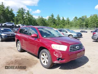 2008 Toyota Highlander with VIN JTEES41A282108551, listed as a IAAI auction lot 42761755 with 255,663 mi miles and . Bid and sale history available at DreamBid. Image 1.