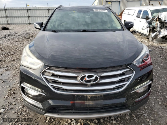 2017 Hyundai Santa Fe Sport 2.4L with VIN 5XYZU3LB1HG475902, listed as a Copart auction lot 78217454 with 80,498 mi miles and Salvage Title. Bid and sale history available at carsss.com. Image 5.