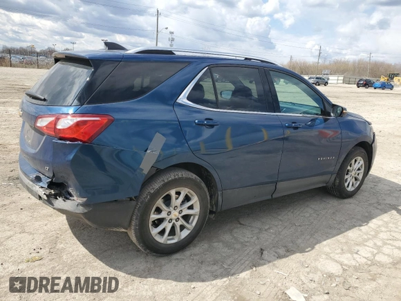 2019 Chevrolet Equinox LT with VIN 2GNAXKEV1K6107138, listed as a Copart auction lot 50838785 with 33,006 mi miles and Salvage Title. Bid and sale history available at DreamBid. Image 3.