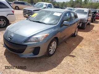 2013 Mazda 3 i Touring with VIN JM1BL1L78D1767349, listed as a IAAI auction lot 41967275 with 168,626 mi miles and . Bid and sale history available at carsss.com. Image 2.