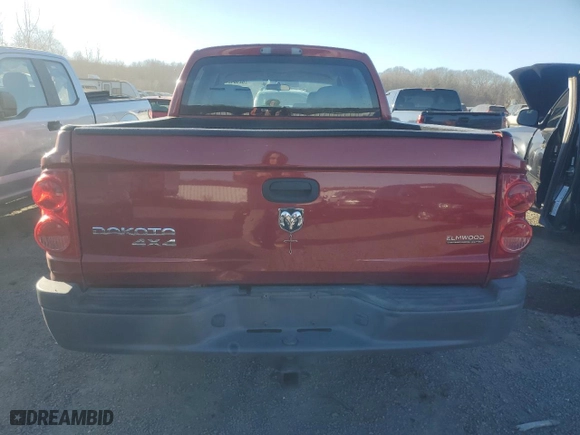 2007 Dodge Dakota ST with VIN 1D7HW28K47S235993, listed as a Copart auction lot 82984244 with 150,912 mi miles and Clean Title. Bid and sale history available at carsss.com. Image 6.