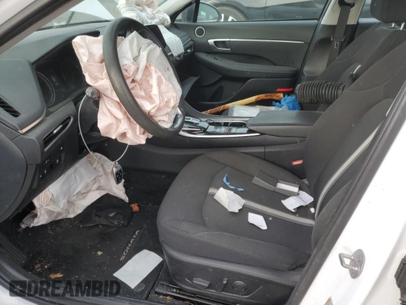 2023 Hyundai Sonata SEL with VIN KMHL64JA0PA284997, listed as a Copart auction lot 87647035 with 20,930 mi miles and Salvage Title. Bid and sale history available at DreamBid. Image 7.