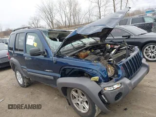 2004 Jeep Liberty Sport with VIN 1J4GL48K64W192749, listed as a IAAI auction lot 41899910 with 100,217 mi miles. Bid and sale history available at carsss.com. Image 1.