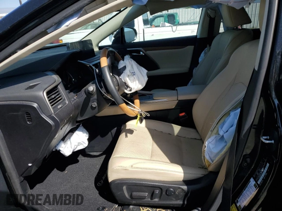 2021 Lexus RX 450h with VIN 2T2HGMDA9MC067213, listed as a Copart auction lot 48599255 with 28,234 mi miles and Salvage title. Bid and sale history available at DreamBid. Image 7.