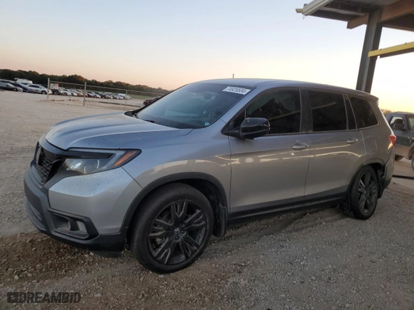 2021 Honda Passport Sport with VIN 5FNYF7H27MB007938, listed as a Copart auction lot 74926504 with 61,562 mi miles and Salvage Title. Bid and sale history available at carsss.com. Image 1.